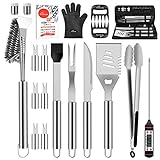 homenote Grill Accessories, 20Pcs Stainless Steel BBQ...