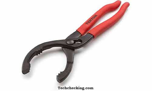 Oil Filter Wrench: (TEKTON 5866 12-Inch Oil Filter Pliers)