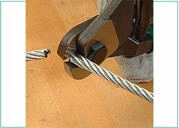 Cut Wire Rope Cleanly