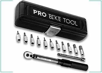 PRO BIKE TOOL 1 4 Inch Drive Click Torque Wrench Set