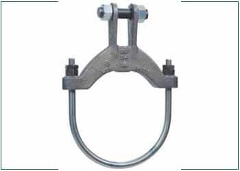 Yoke types of clamps for pipes