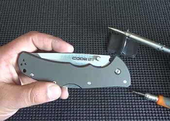 how to fix a loose pocket knife blade